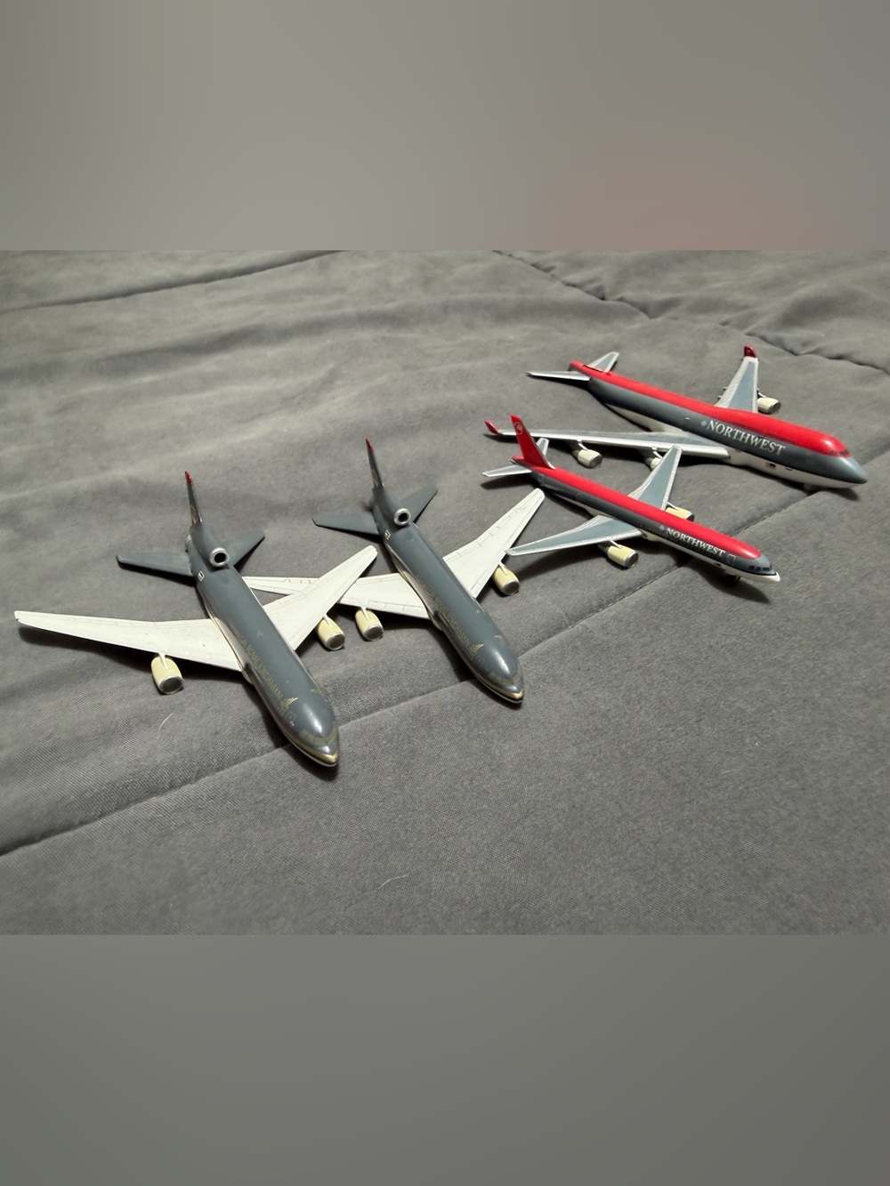 Vintage Herpa Wings Royal Jordanian & Northwest Airlines 4PC Lot